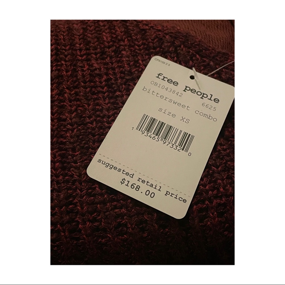Free People 🕊 Waterfall Ruffle Sweater Dress - Picture 4 of 4